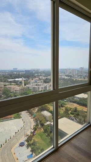 Balcony in 4 BHK Apartment at Bhartiya Leela Residences, Thanisandra Main Road – for Sale