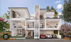 4 BHK Apartment – Exterior View View at Bhartiya Leela Residences, Thanisandra Main Road - for Sale