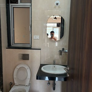 Bathroom in 1 BHK Apartment at Sheth Avante, Mumbai Central Suburbs – for Rent