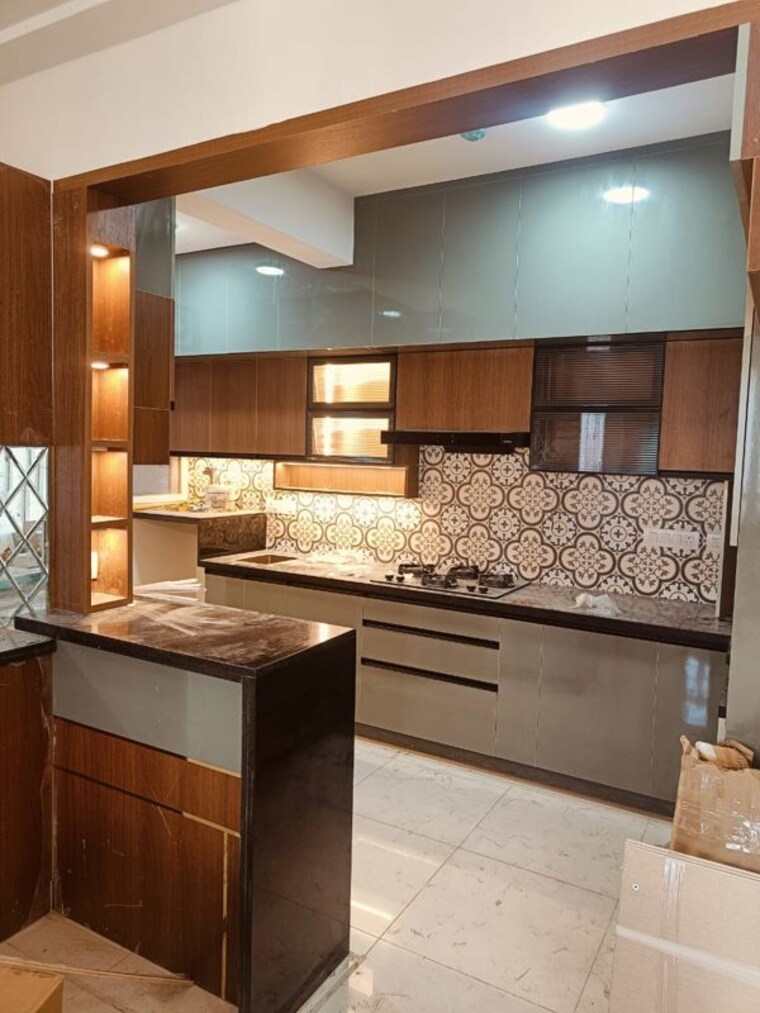 Kitchen, brigade-cornerstone-utopia 2.5 Bedroom 1504 Sq.Ft. Apartment In Varthur Bangalore 10144270