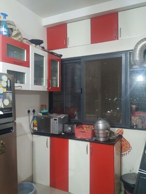 Kitchen in 2 BHK Apartment at Kumar Pebble Park, Hadapsar – for Rent