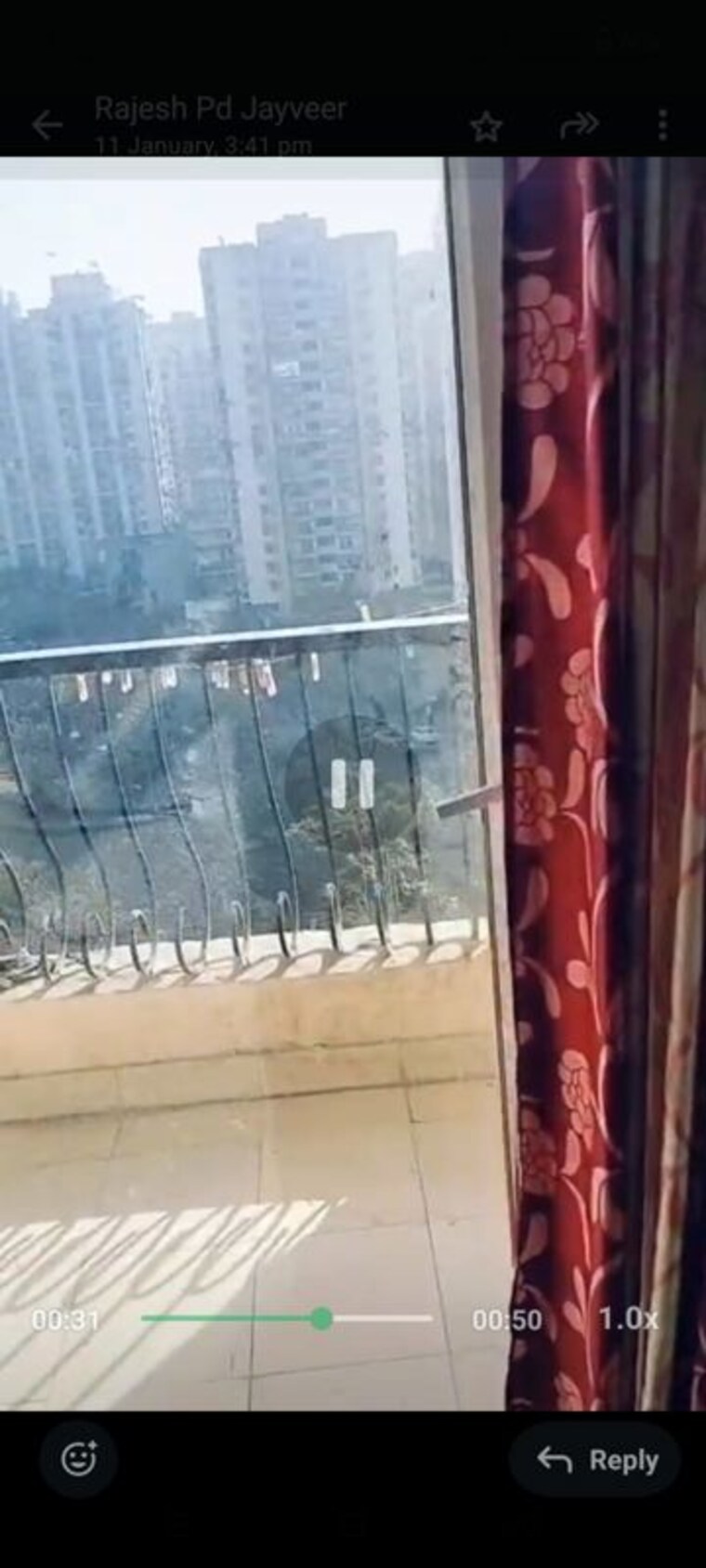 Balcony, nimbus-the-hyde-park 2.5 Bedroom 1080 Sq.Ft. Apartment In Sector 78 Noida 10144315