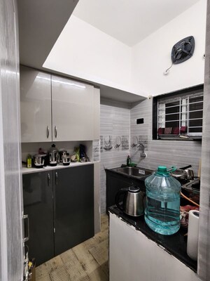 Kitchen in 1 BHK Apartment at BSR Colony, Gachibowli – for Rent