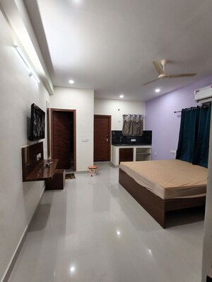 Living Room in 1 RK Apartment at Sai Residency Gachibowli, Gachibowli – for Rent