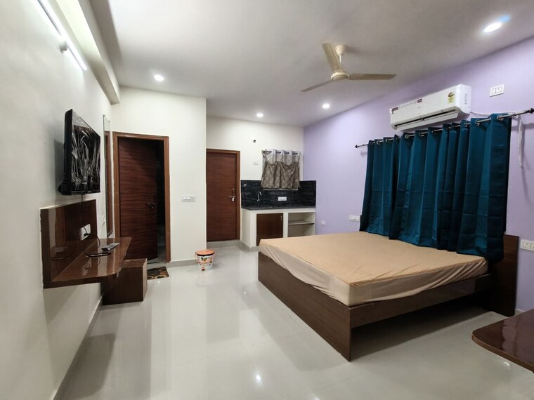 Living Room, sai-residency-gachibowli 1 RK 450 Sq.Ft. Apartment In Gachibowli Hyderabad 10144395