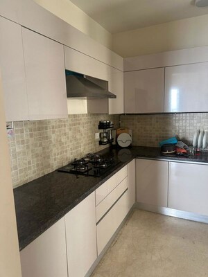 Kitchen in 3 BHK Apartment at Godrej Woods, Sector 43 – for Rent