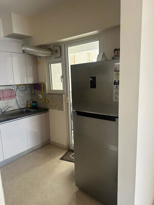 Kitchen in 3 BHK Apartment at Godrej Woods, Sector 43 – for Rent