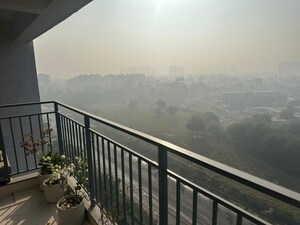 Balcony in 3 BHK Apartment at Godrej Woods, Sector 43 – for Rent