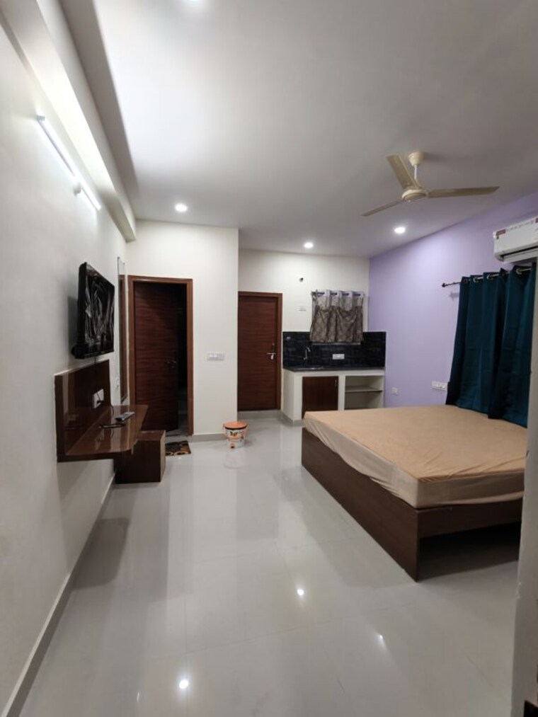 Living Room, sai-residency-gachibowli 1 RK 450 Sq.Ft. Apartment In Gachibowli Hyderabad 10144405