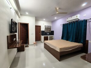 Living Room in 1 RK Apartment at Sai Residency Gachibowli, Gachibowli – for Rent