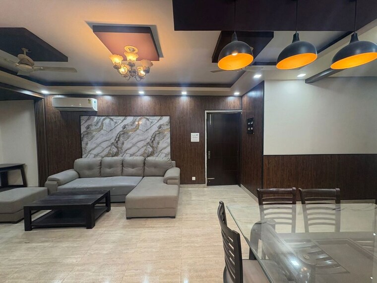 Living Room, green-wood-city 3 Bedroom 2150 Sq.Ft. Builder Floor In Sector 45 Gurgaon 10144434
