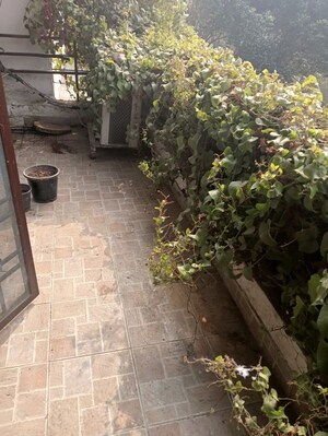 Balcony in 3 BHK Builder Floor at Greater Kailash ii – for Rent