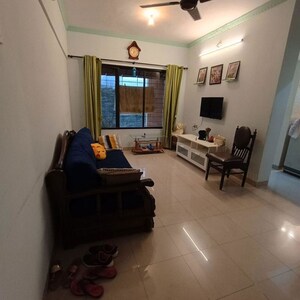 Living Room in 1 BHK Apartment at Rutu Estate, Brahmand – for Rent