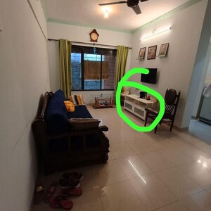 Living Room in 1 BHK Apartment at Rutu Estate, Brahmand – for Rent