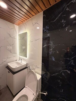 Bathroom in 3 BHK Penthouse at Porvorim – for Rent