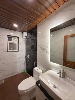 Bathroom in 3 BHK Penthouse at Porvorim – for Rent