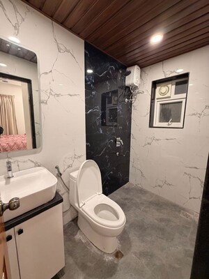 Bathroom in 3 BHK Penthouse at Porvorim – for Rent