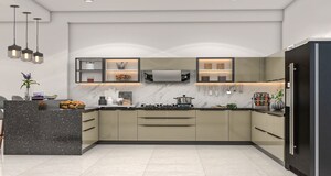 Kitchen in 3 BHK Apartment at Prosperiti Ekam, Velmala – for Sale