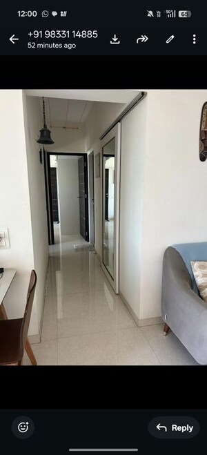 Building Lobby in 3 BHK Apartment at Gurukrupa Marina Enclave, Malad West – for Rent