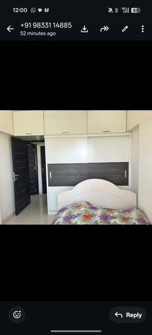 Bedroom in 3 BHK Apartment at Gurukrupa Marina Enclave, Malad West – for Rent
