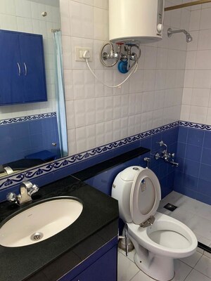 Bathroom in 2 BHK Apartment at Eros Wembley Estate, Sector 50 – for Rent