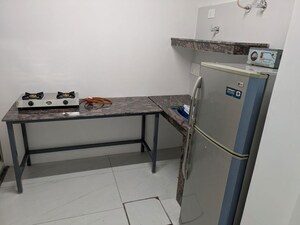 Kitchen in 1 RK Builder Floor at Sector 12 Panchkula – for Rent