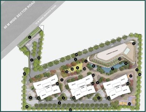 Master Plan in 3 BHK Apartment at Experion The Trillion, Sector 48 – for Sale