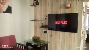 Living Room in 2 BHK Apartment at Krishna Nagar – for Sale