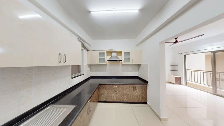 Kitchen, orchid-lakeview 2 Bedroom 1281 Sq.Ft. Apartment In Bellandur Bangalore 10144656