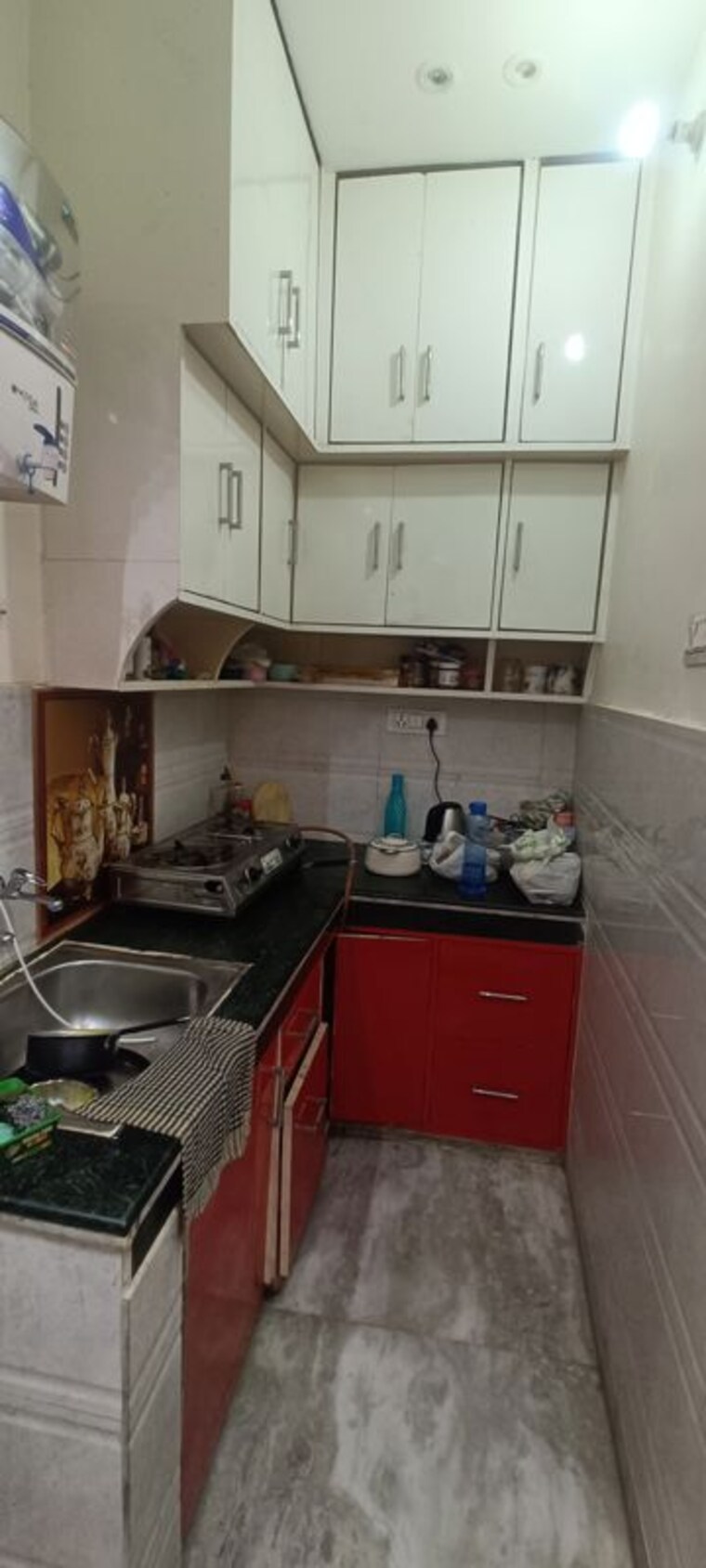 Kitchen, rohini sector 7 2 Bedroom 650 Sq.Ft. Builder Floor In Rohini Sector 7 Delhi 10144664