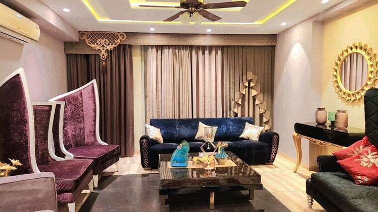 Living Room, panchkula urban estate 3 Bedroom 1800 Sq.Ft. Apartment In Panchkula Urban Estate Panchkula 10144728