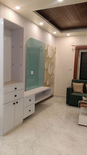 Living Room in 3 BHK Apartment at Sristi Plaza, Chinar Park – for Sale