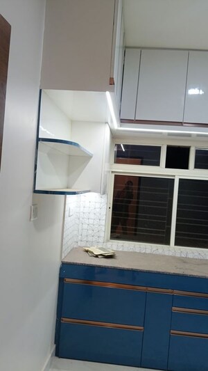 Kitchen in 3 BHK Apartment at Sristi Plaza, Chinar Park – for Sale