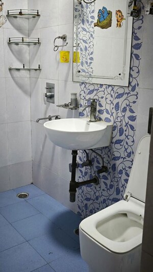 Bathroom in 3 BHK Apartment at Dwarka – for Rent
