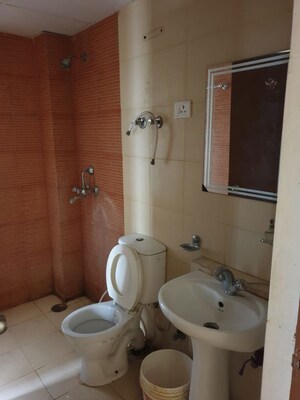 Bathroom in 3 BHK Apartment at Mahagun Mywoods, Sector 16c Greater Noida – for Rent