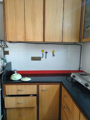 Kitchen in 2 BHK Apartment at Bridge CHS, Vrindavan Society – for Rent