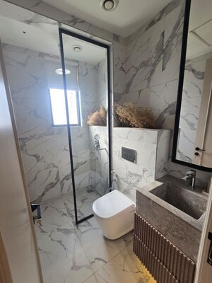 Bathroom in 4 BHK Builder Floor at Rajouri Garden – for Rent