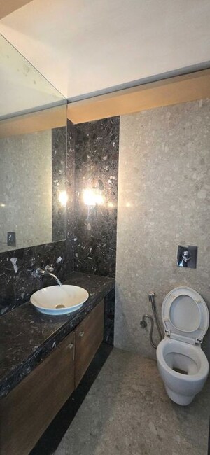 Washroom in 3 BHK Apartment at Sumer Trinity Towers, Prabhadevi – for Rent