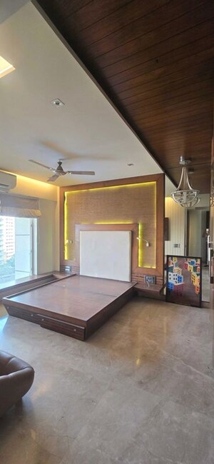 Bedroom in 3 BHK Apartment at Sumer Trinity Towers, Prabhadevi – for Rent