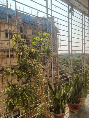 Balcony in 2 BHK Apartment at Summit Apartment, Goregaon East – for Rent