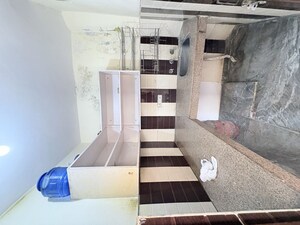 Kitchen in 1 BHK Builder Floor at Khirki Extension – for Rent