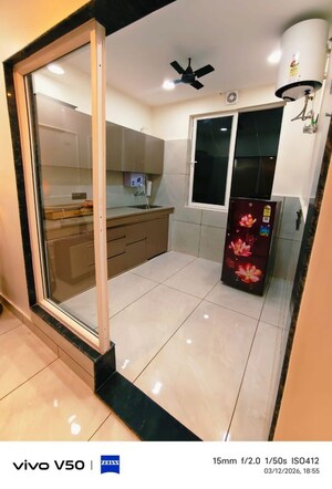 Kitchen in Studio Builder Floor at Sushant Lok I – for Rent