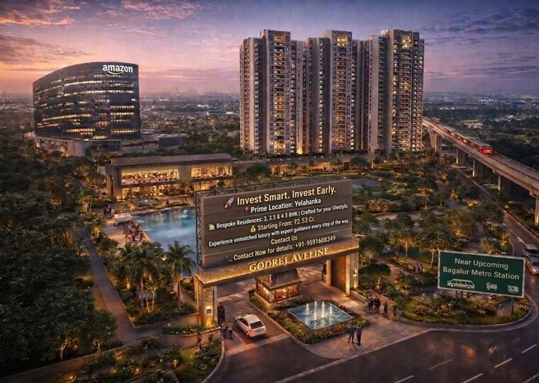 Exterior View, godrej-aveline 3 Bedroom 1593 Sq.Ft. Apartment In Yelahanka Bangalore 10145002
