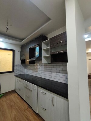 Kitchen in 3 BHK Builder Floor at Unitech Greenwood City Apartment, Sector 45 – for Rent