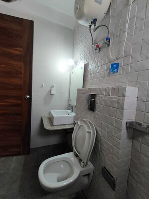 Bathroom in 3 BHK Builder Floor at Unitech Greenwood City Apartment, Sector 45 – for Rent
