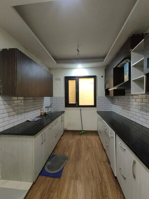 Kitchen in 3 BHK Builder Floor at Unitech Greenwood City Apartment, Sector 45 – for Rent