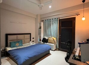 Bedroom in 3 BHK Builder Floor at Sushant Lok I – for Rent