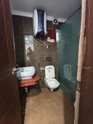 Bathroom in 3 BHK Apartment at Vasant Kunj – for Rent