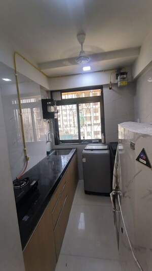 Kitchen in 1 BHK Apartment at Kripa Bliss, Vikhroli East – for Rent