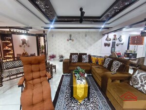 Living Room in 5 BHK Apartment at Spectra Palmwoods, Whitefield – for Sale